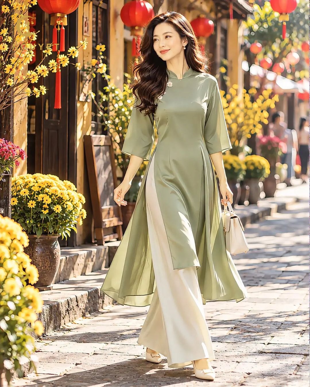 Áo dài cách tân và culottes